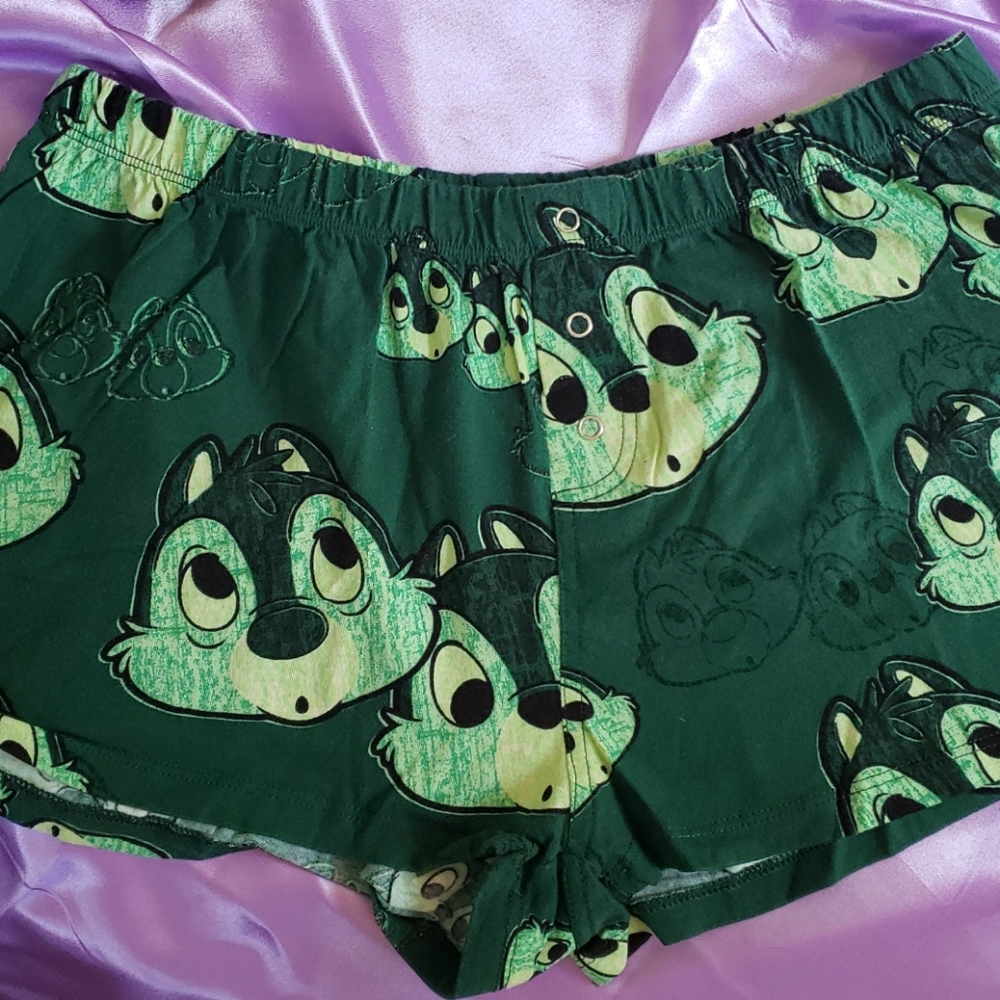 Disney Chipmunk pj pants/short boxers szL poly